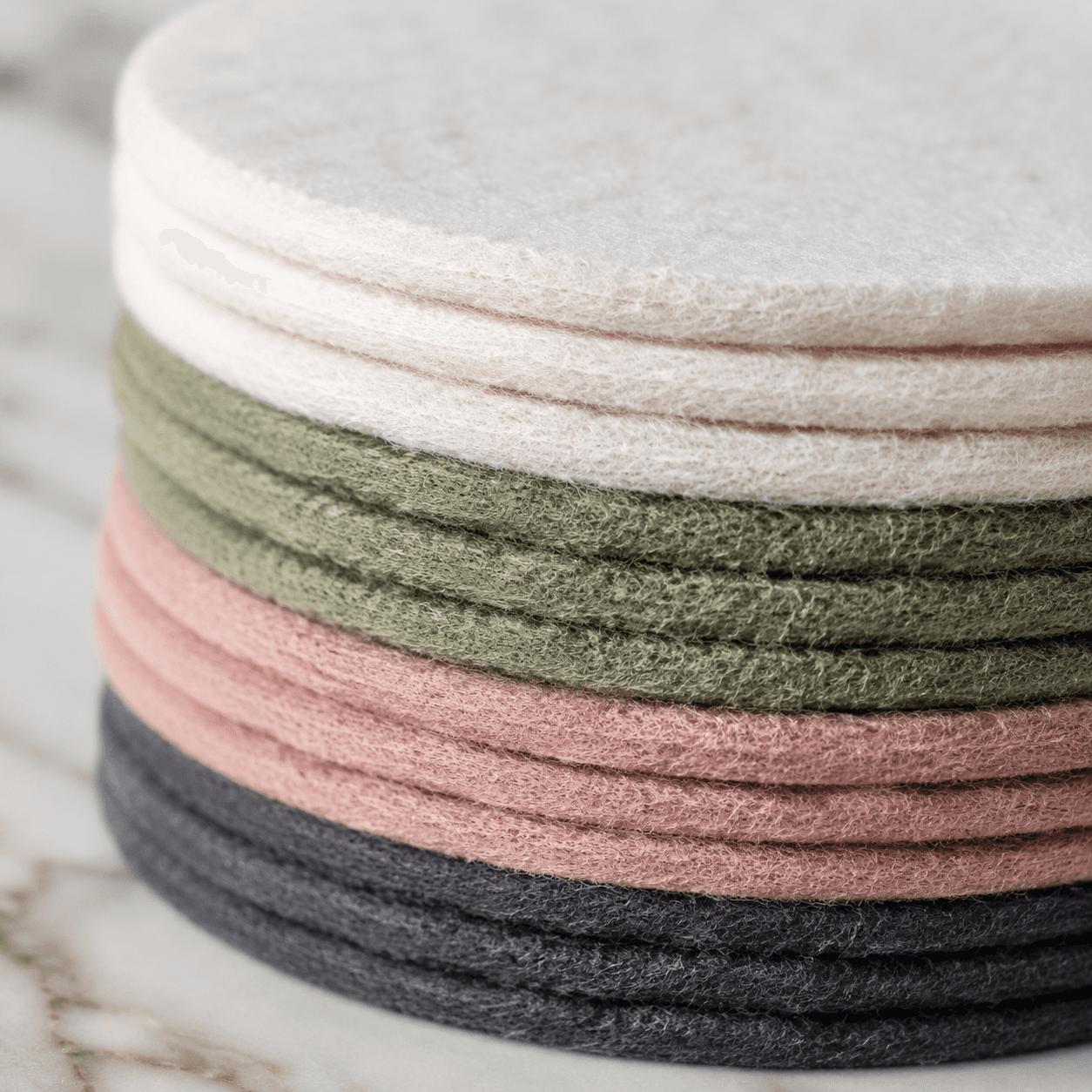 Felt Coasters (12) — Detail